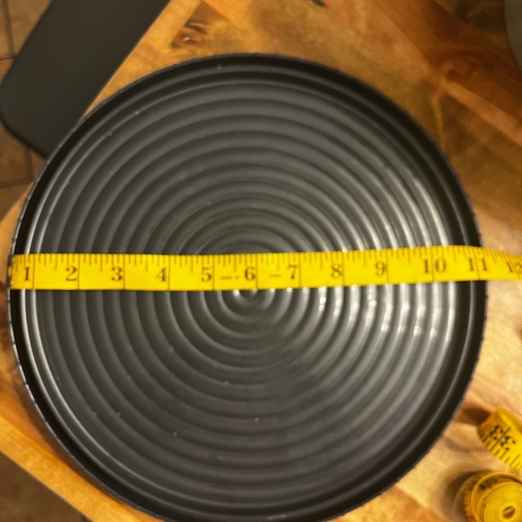 Black Rotating 2-tier Serving Tray Spice Rack - Picture 5 of 5